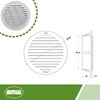 Amig - Round Aluminium Grille with Mosquito Net - Ventilation