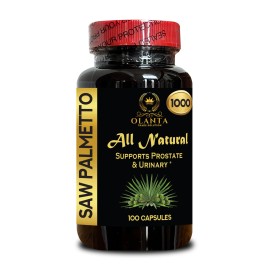OLANTA TRADE SOLUTION Saw Palmetto Extract 1000mg -Pure & Potent for Prostate Support & Urinary 1Bot