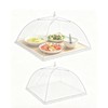 2 Pcs Food Covers Mesh Pop Up,Reusable and Collapsible Food
