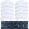 Weewooday 30 Pcs Universal Disposable Keyboard Protector Cover 0.025mm Wipeable