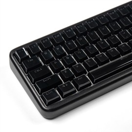 Crystal Jelly Keycaps, Black OEM Profile Keycaps, 134 Key Custom Shine Through Keyboard Caps Set, Translucent Key Caps for 61/68/84/87/98/100 Cherry MX Keyboard Mechanical