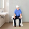 Bedside Commode, Portable Commode Chair with Armrests, Motion Sensor Night