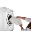 Soft Bathroom Toilet Lid Cover with Elastic All Around,Fabic Covers,Machine
