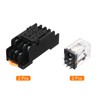 MECCANIXITY 2Pcs DC 6V Electromagnetic Power Relay, 11-Pin 5A Power