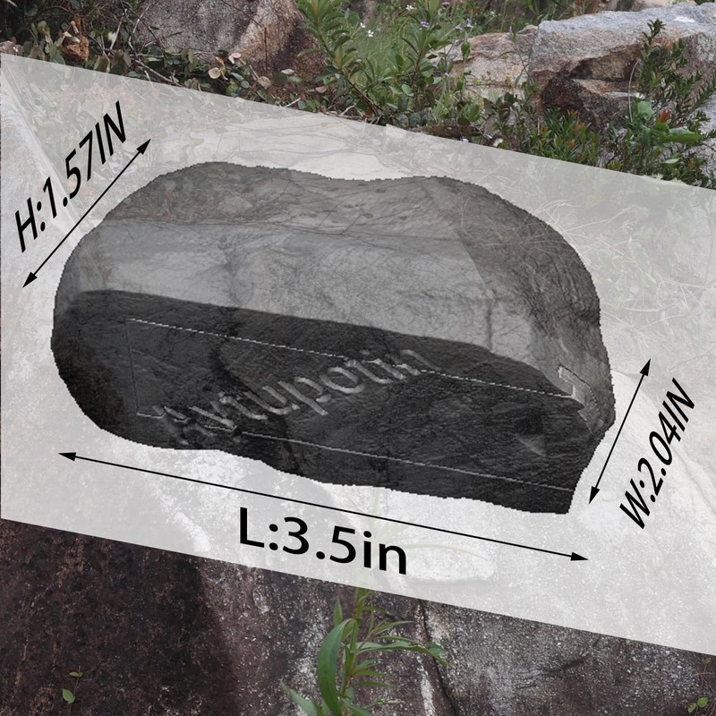 Spare Key Hider Rock - Easily Hide a Key Outside