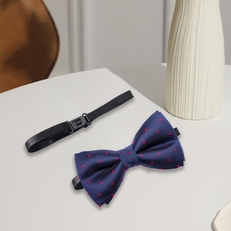 Wenrou Pack of 12 Bow Tie Extensions, Elastic, Adjustable Fly