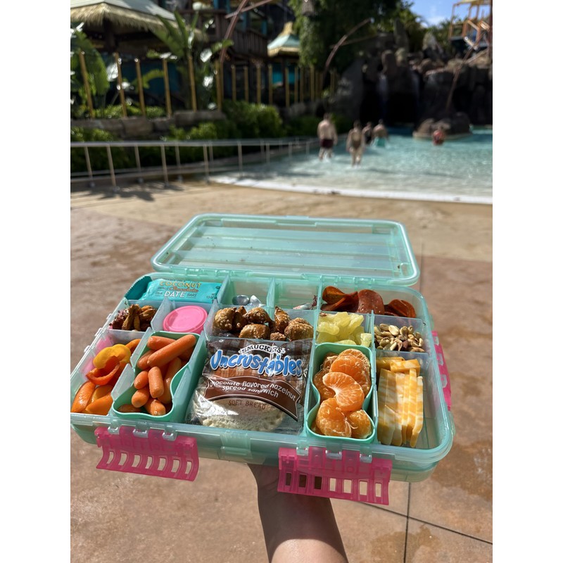 SubSafe Charcuterie Safe 2.0 Waterproof Tackle Box, Snack Storage for