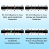 40 Stück selbstklebende Temperaturstreifen für Urintests, 90 bis 100 Grad