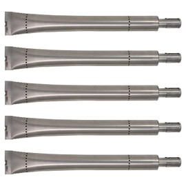 UpStart Components 5-Pack BBQ Gas Grill Tube Burner Replacement Parts for Broil King 9887-34 - Compatible Barbeque Stainless Steel Pipe Burners