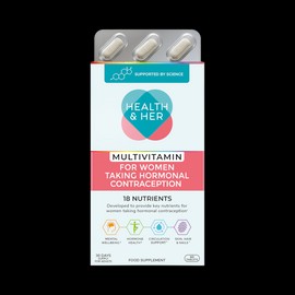 Health & Her Contraceptive Multivitamin Support 60 Tablets