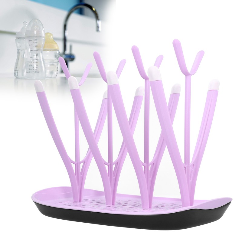 Baby Bottle Drying Rack Storage Cup Drainer Detachable Infant Nipple