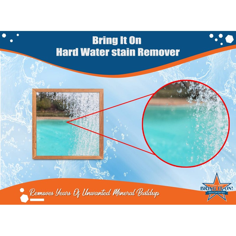Bring It On Grout Cleaner, Hard Water Stain Remover, Remove