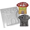 Fairy Mushroom House Concrete Mould ABS Plastic Mold