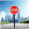 CHILDWEET 1pc Stop Traffic Sign Notice for Use Border for
