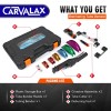 CARVALAX 90° Ratcheting Pipe Tube Bender Set: 1/4" to 7/8"