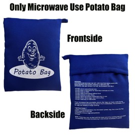 Microwave Potato Cooking Bags, Set of 2, Reusable Baked Potato Pouches, 7.87 x 9.84 inches-Great Gift for Mom