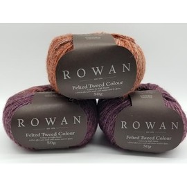 Rowan RN Felted Tweed COLOUR-024-CHESTNUT, Chestnut, Small Chestnut (024)
