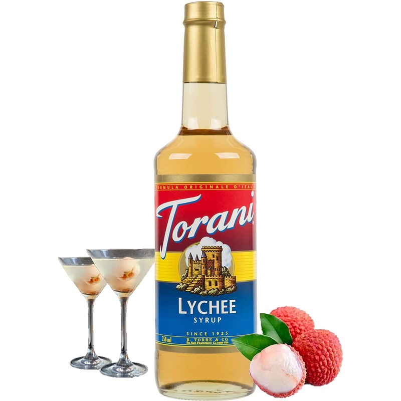 Torani Lychee Syrup, 750 ml bottle