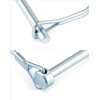 QWORK 10 Pcs Folding D Shape Carbon Steel Folding Cotter