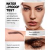 2-in-1 Eyebrow Gel Waterproof, Brown Eyebrow Gel Tint & Transparent