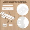 UPTTHOW 4Pcs Universal Integrated Fridge Freezer Door Slider with Screws,