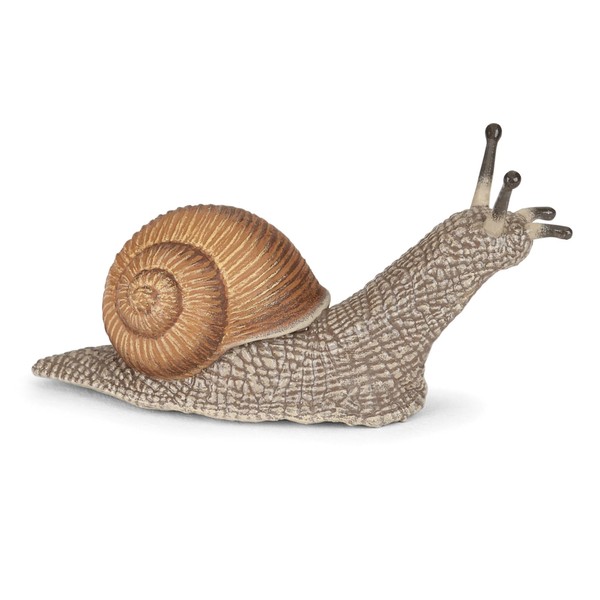 Papo -hand-painted - figurine -Wild animal kingdom - Snail -50262 -Collectible - For Children - Suitable for Boys and Girls- From 3 years old