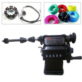 Manual Coil Winder, Dual Purpose Hand Coil Winding Machine with Counter 0-99999