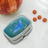 Kingfisher Bird Swimming with Fish Rectangle Pill Case Trinket Gift