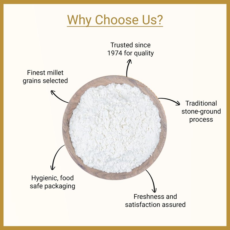 Jalpur Stone Ground Millet Flour (Bajri) 1kg