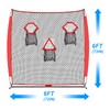 PGL Football Throwing Net with Carry Bag,3 Throwing Targets Net