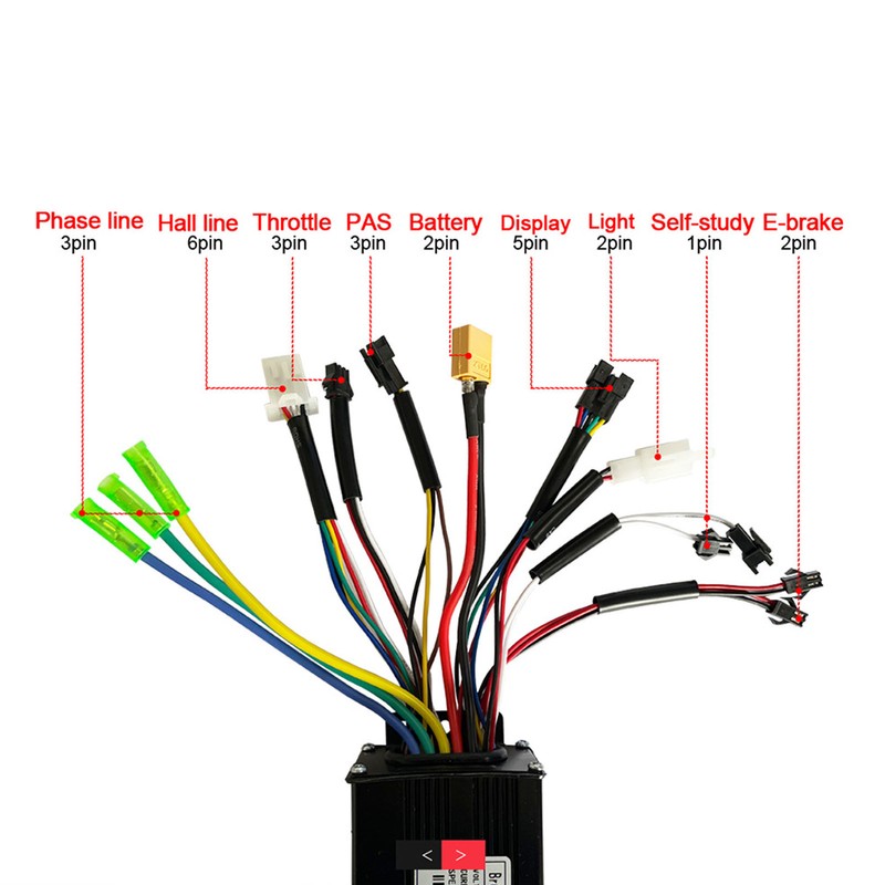 Electric Bike Conversion Kit 24V 36V 48V 500W‑750W 26A 3