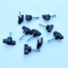 Unbranded 10-pack wing T- Knob, 1/4-20 Thread- Head diameter 1-3/8"