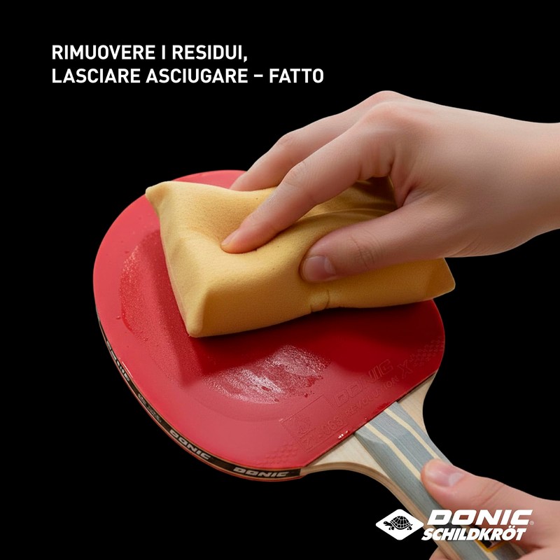 Donic-Schildkröt Espuma Limpiadora para Raquetas de Tenis de Mesa, 100