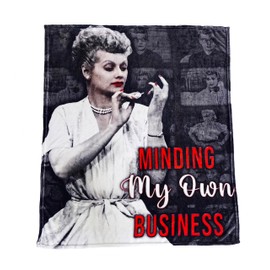 Midsouth Products I Love Lucy Throw Blanket - Minding My Own Business - 50"x60"