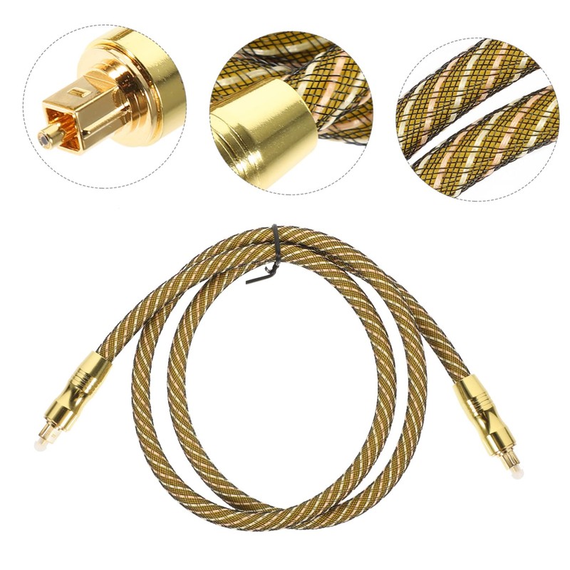 VILLFUL 1m Audio Optical Cable Optic Male to Male Audio