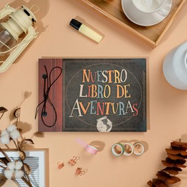 Album de fotos - Nuestro libro de Aventuras - 50 hojas - Hecho a mano en México