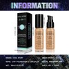 2-in-1 Foundation and Concealer Long Wear Natural Matte Finish Lightweight