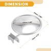 Partuto 1 Pair Universal Blind Spot Car Mirrors - Car