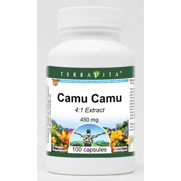 Terravita Camu Camu 4:1-450 mg (100 capsules, ZIN: 519481)