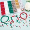 Beads for Jewelry Making Enamel Tree Snowflake Gingerbread Bulk Red