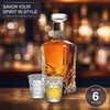 Regal Trunk Crystal Shot Glasses set of 6 - Premium
