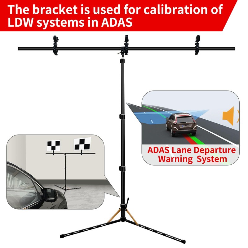 HUPILAN Aluminum Auto ADAS Calibration Bracket Triangular Bracket Ultimate Lightweight