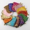 Chinese Silk Brocade Embroidered Drawstring Jewelry Pouch Bag Colors Value