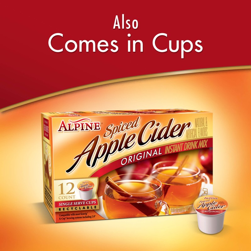 Alpine Original Spiced Apple Cider Instant Drink Mix, Rich in