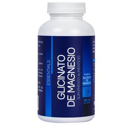 NLS Essentials® | GLICINATO DE MAGNESIO | 120 cápsulas | Alta Absorción | Cápsulas vegetales con Ingredientes Naturales