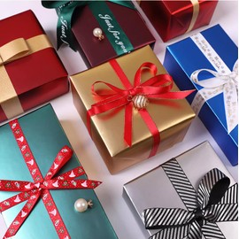 LWFyyds Metallic Wrapping Paper - Solid Color Matte Paper Perfect for Wedding, Birthday,Flowers,Christmas, Baby Shower - 22.8 Inches X 44.6 Feet - Coral Pink