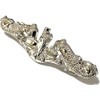 US NAVY Officers SUBMARINE Cross DOLPHINS UNIFORM INSIGNIA BADGE Silver