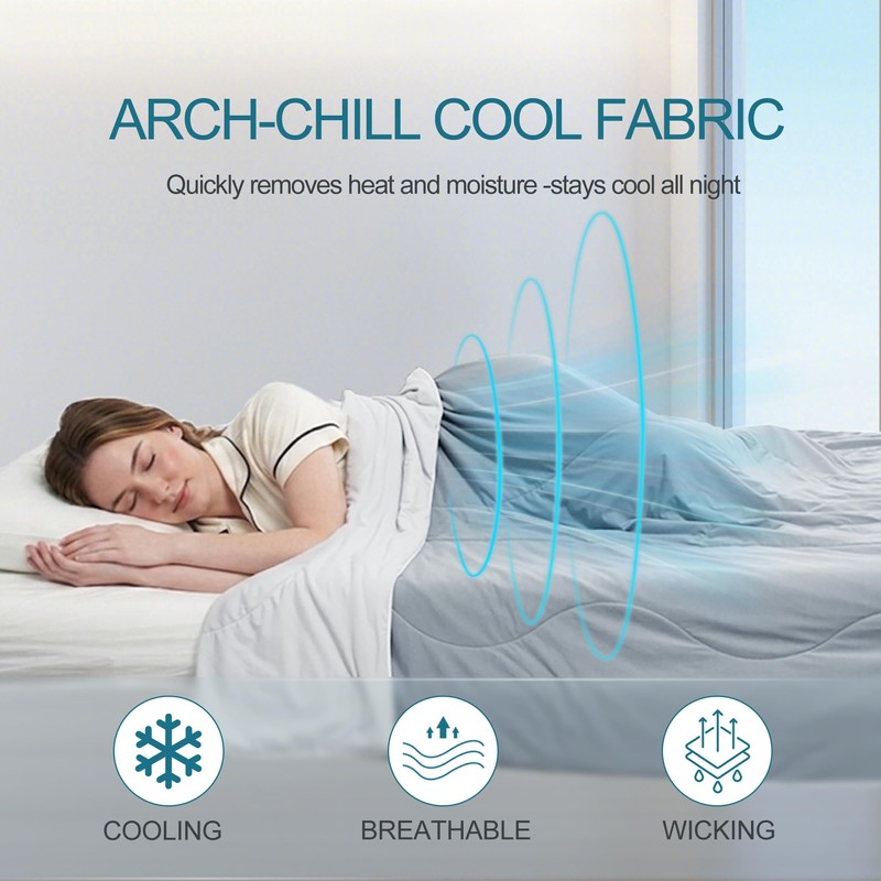 Moonrite Cooling Blanket King/Cal King Size, Q-max > 0.45 Japanese