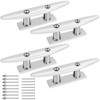 Boat Cleats 4 inch, Open Base Boat Dock Cleats, 316