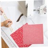 DOITOOL 7Pcs Handmade Cotton Patchwork Fabric Set Creative DIY Sewing